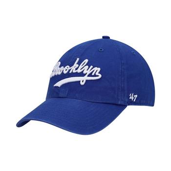 推荐Men's Royal Brooklyn Dodgers Logo Cooperstown Collection Clean Up Adjustable Hat商品