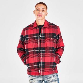 推荐Men's Timberland Insulated Buffalo Long-Sleeve Shirt Jacket商品