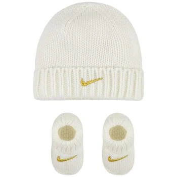 NIKE | Baby Boys or Girls Cable Knit Hat and Booties, 2 Piece Set 