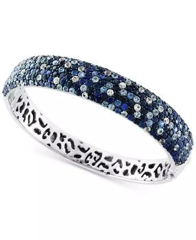 Effy | EFFY® Multi-Sapphire Ombré Bangle Bracelet (13-1/3 ct. t.w.) in Sterling Silver,商家Macy's,价格¥10182