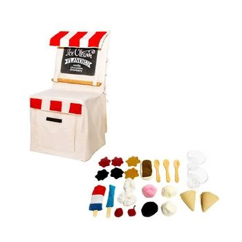 Salus Brands | PopOhVer Pretend Play Ice Cream Shop Play Innovative Canvas Design Chair Cover Set, 25 Pieces,商家Macy's,价格¥404