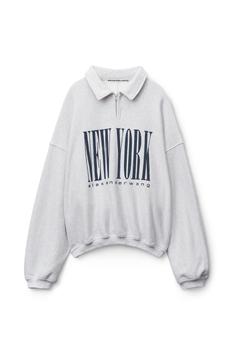 Alexander Wang | NY PUFF GRAPHIC SWEATSHIRT IN TERRY商品图片,