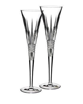 Waterford Crystal | Set of Two Lismore Diamond Flutes,商家Neiman Marcus,价格¥1235