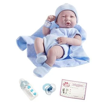 JC TOYS | La Newborn14 " Real Boy Baby Doll Blue Outfit,商家Macy's,价格¥354