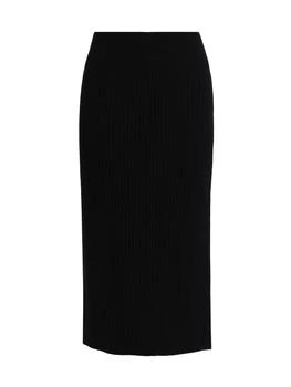 Saks Fifth Avenue | Ribbed Cashmere Pencil Skirt,商家Saks Fifth Avenue,价格¥1659