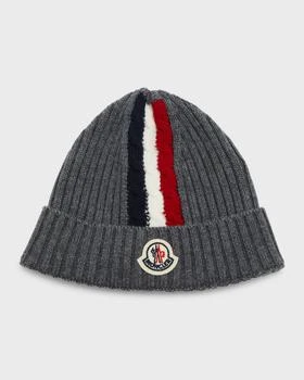 Moncler | Kid's Cable Knit Cap,商家Neiman Marcus,价格¥974