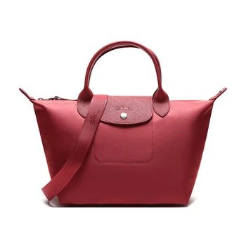 推荐珑骧 LONGCHAMP 送女友 奢侈品 女士LE PLIAGE NEO系列小号红色织物短柄手提单肩斜挎包饺子包 1512 598 545商品