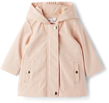 Chloé | Baby Pink Hooded Rain Coat商品图片,独家减免邮费
