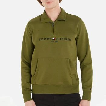 推荐Tommy Hilfiger Tommy Logo Mockneck Cotton-Blend Sweatshirt商品