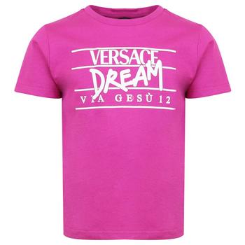 推荐Baby Girls Dream Logo Pink Short Sleeve T Shirt商品