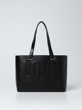 Love Leather, Love Moschino | Love Moschino bag in synthetic leather with logo商品图片 7折×额外8.5折, 额外八五折