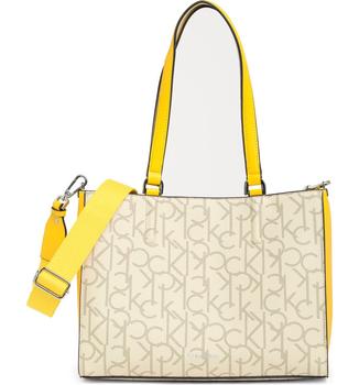 商品Calvin Klein | Maddi Signature Faux Leather Tote,商家Nordstrom Rack,价格¥529图片