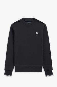 Fred Perry | Fred Perry M7535 Crew Neck Sweatshirt - Navy商品图片,