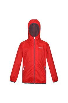 推荐Regatta Great Outdoors Childrens/Kids Lever II Packaway Rain Jacket (Fiery Red)商品