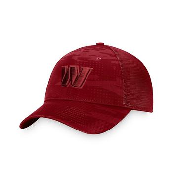 Fanatics | Men's Branded Burgundy Washington Commanders Iconic Defender Camo Snapback Trucker Hat商品图片,