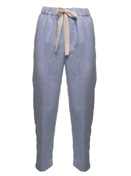 SEMICOUTURE | Semicouture Woman's Buddy Viscose Striped Pants商品图片,6.6折