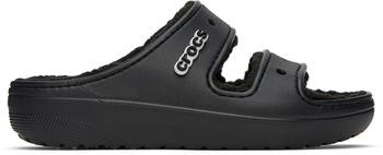 Crocs | Black Classic Cozzzy Sandals商品图片,