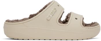 Crocs | Beige Classic Cozzzy Sandals商品图片 