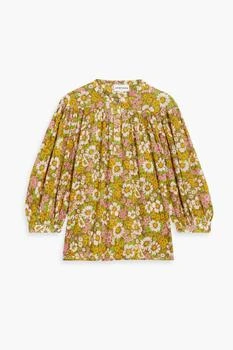 推荐Aline floral-print cotton-georgette blouse商品