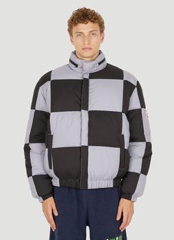 Kenzo | Check Puffer Jacket in Grey And Black商品图片,