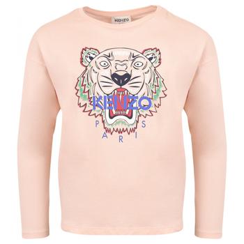 Kenzo | Pink Long Sleeve Tiger T Shirt商品图片 额外8折, 额外八折