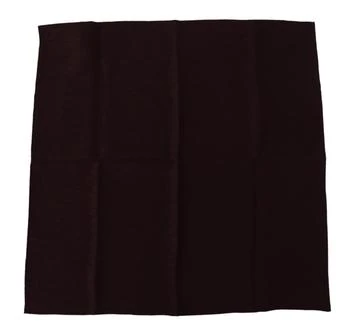 Dolce & Gabbana | Dolce & Gabbana Brown Silk Blend Square Wrap Handkerchief Scarf,商家SEYMAYKA,价格¥589