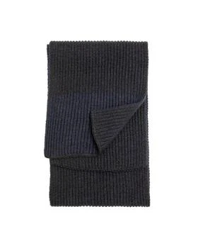 推荐Ragg Wool Scarf In Navy Malange商品