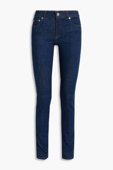 Ganni | Mid-rise skinny jeans商品图片,4折