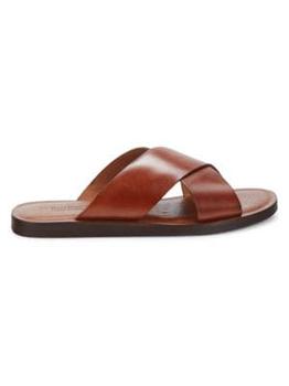 Miramore Leather Crisscross Flat Sandals product img