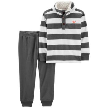 Carter's | Baby Boys Fleece Pullover and Joggers, 2 Piece Set商品图片,