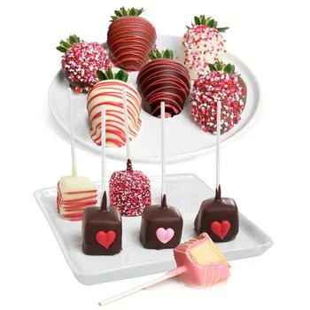 Chocolate Covered Company | Love Belgian Chocolate Covered Strawberries and Cheesecake Pops - 12 Pc,商家Macy's,价格¥424