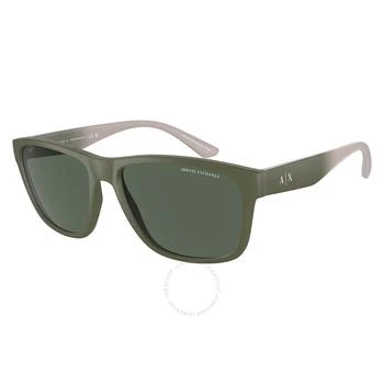 Armani Exchange | Green Square Men's Sunglasses AX4135SF 830171 59 4.6折, 满$200减$10, 满减