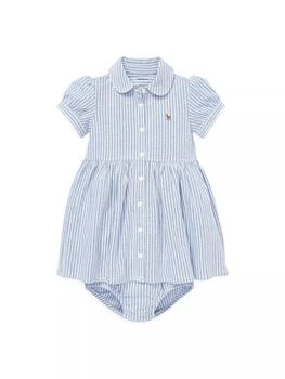 Ralph Lauren | Baby Girl's 2-Piece Oxford Shirtdress & Bloomers Set,商家Saks Fifth Avenue,价格¥366