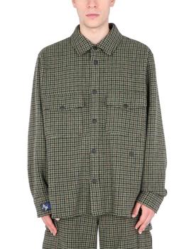 推荐Msgm Men's  Green Other Materials Shirt商品