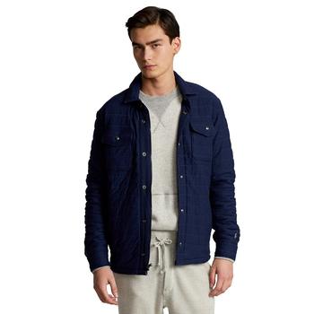 商品Ralph Lauren | Men's Quilted Double-Knit Shirt Jacket,商家Macy's,价格¥953图片