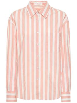 商品The Frankie Shop | Lui Wide Striped Cotton Shirt,商家LUISAVIAROMA,价格¥470图片