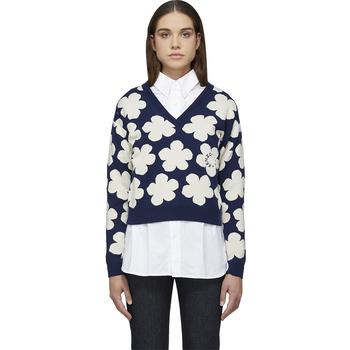 推荐'Hana Dots' Jacquard Knit Sweater - Midnight Blue商品