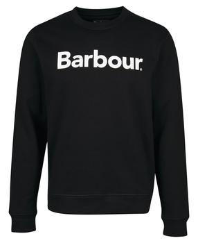 推荐Barbour Logo Crew Neck Sweatshirt Black商品