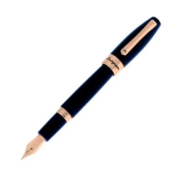 商品Montegrappa | Montegrappa Fortuna Blue Fountain Pen (F) ISFOR2RD,商家Premium Outlets,价格¥1571图片