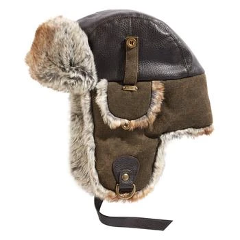 STETSON | Men's Canvas Faux-Leather Trapper Hat,商家Macy's,价格¥592