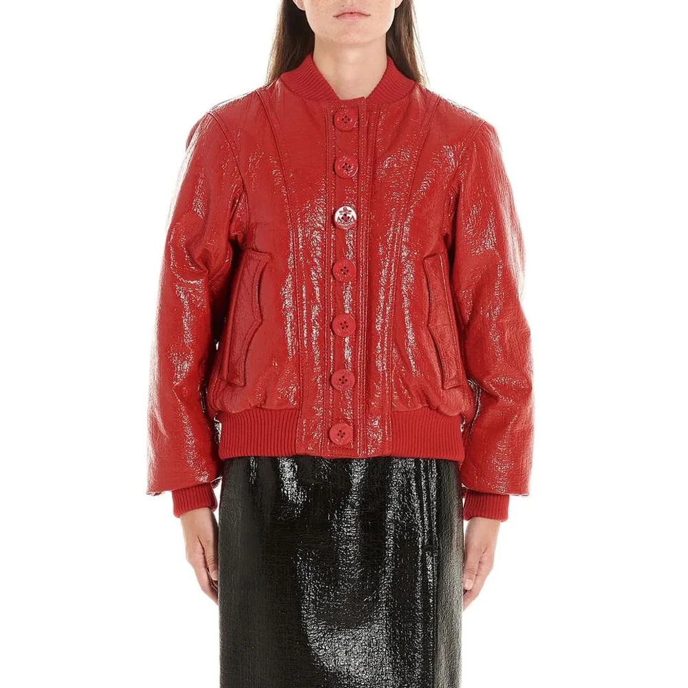 N°21 | N°21 红色女士棉服 O0620662-4463,商家Beyond Italylux,价格¥1285