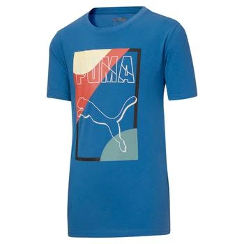 Puma | Go For Graphic Crew Neck Short Sleeve T-Shirt (Youth),商家SHOEBACCA,价格¥103