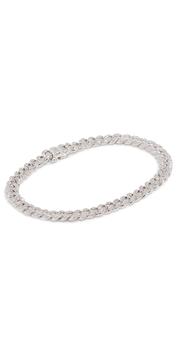 商品SHAY | SHAY 18k 白金迷你密镶链式手链,商家Shopbop,价格¥64038图片