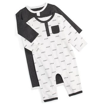 First Impressions | Baby Boys XO Union Suit Coveralls, Pack of 2, Created for Macy's 4.9折, 独家减免邮费