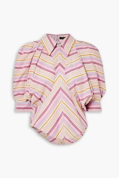 推荐Eori striped cotton blouse商品