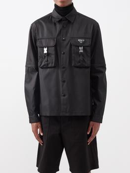 Prada | Flap-pocket Re-Nylon overshirt商品图片,
