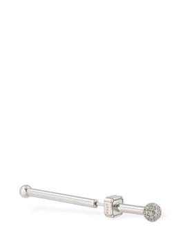 商品EÉRA | 18kt Gold & Diamond Long Piercing,商家LUISAVIAROMA,价格¥24012图片