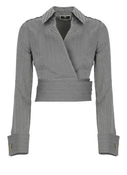 ELISABETTA FRANCHI | ELISABETTA FRANCHI 女士衬衫 CA01936E2110 黑色,商家Beyond Moda Europa,价格¥1715