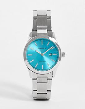 推荐Sekonda womens bracelet watch with blue face in silver商品
