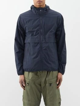 推荐Ridge hooded recycled-fibre windbreaker jacket商品